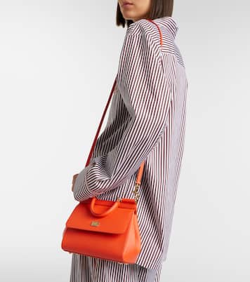 Sicily Small leather top-handle bag | Dolce&Gabbana