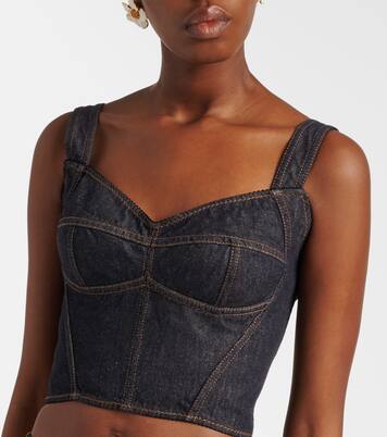 Denim bustier | Dolce&Gabbana