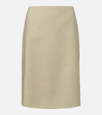 Lunas wool midi skirt | Calvin Klein Collection