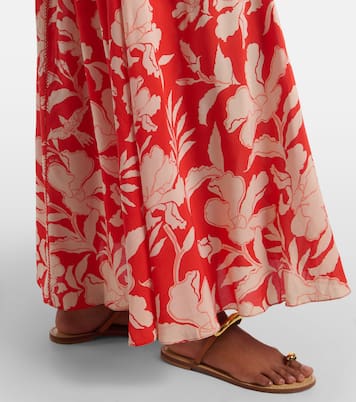 Havana crochet-trimmed floral maxi dress | Poupette St Barth