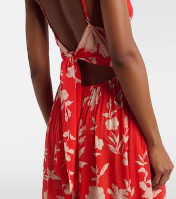 Havana crochet-trimmed floral maxi dress | Poupette St Barth