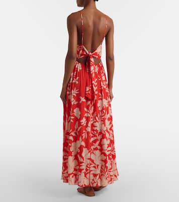 Havana crochet-trimmed floral maxi dress | Poupette St Barth