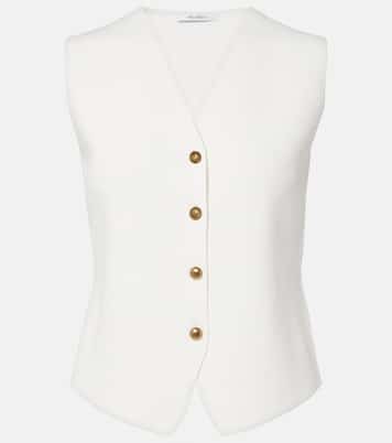 Knitted crêpe vest | Max Mara