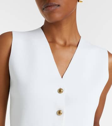 Knitted crêpe vest | Max Mara