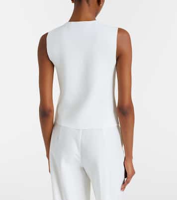 Knitted crêpe vest | Max Mara