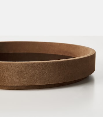 Deko-Schale Medium mit Veloursleder | Michaël Verheyden