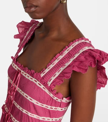 Chandra tiered cotton midi dress | Rixo