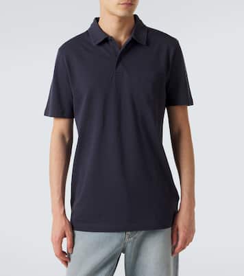 Riviera cotton polo shirt | Sunspel