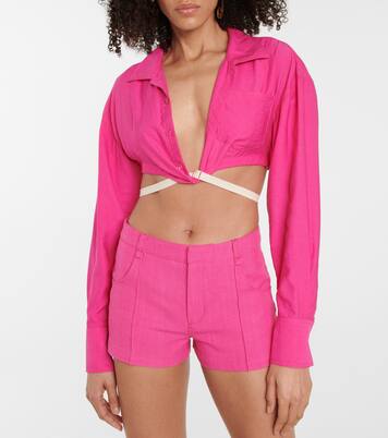 La Chemise Laurier cropped shirt | Jacquemus