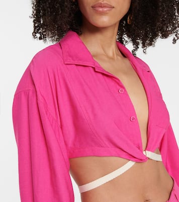 La Chemise Laurier cropped shirt | Jacquemus
