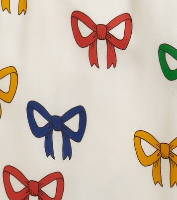 Bow printed lyocell skirt | Mini Rodini