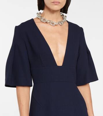 Robe midi Botez en crêpe de laine | Roland Mouret