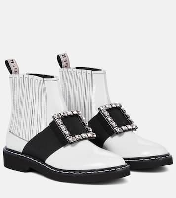 Viv' Rangers brushed leather Chelsea boots | Roger Vivier