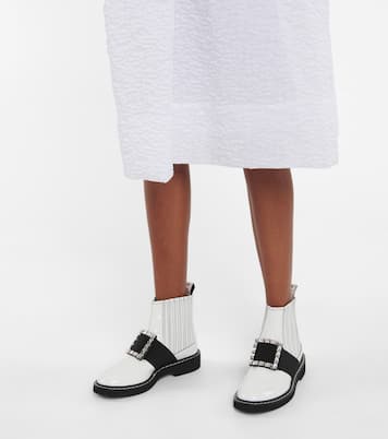 Viv' Rangers brushed leather Chelsea boots | Roger Vivier