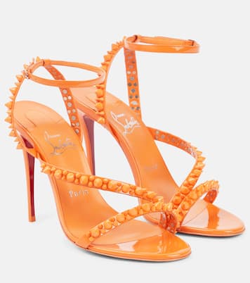 Sandali Mafaldina Spikes 100 in pelle | Christian Louboutin