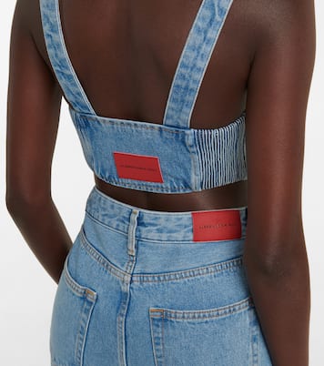 Verzierte High-Rise Straight Jeans | Alessandra Rich