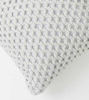 Cashmere and cotton cushion | Brunello Cucinelli