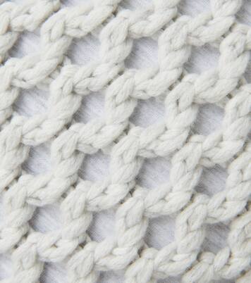 Cashmere and cotton cushion | Brunello Cucinelli