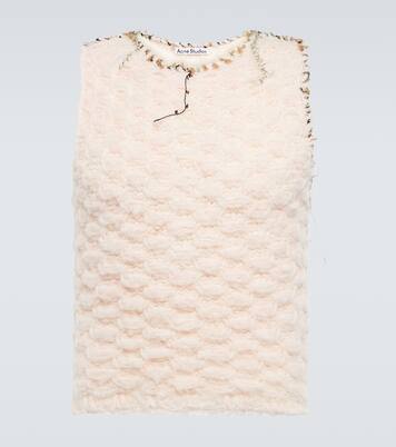 Gilet in crochet distressed | Acne Studios