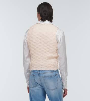 Gilet in crochet distressed | Acne Studios