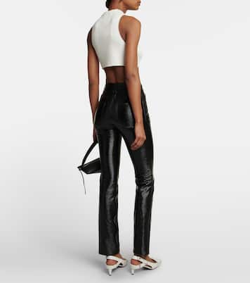 Cropped-Top aus Rippstrick | Courrèges