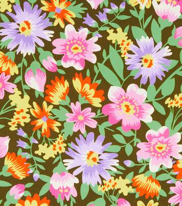 Trout floral printed swimsuit | The Animals Observatory