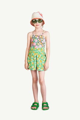 Trout floral printed swimsuit | The Animals Observatory