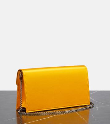 Loubi54 satin clutch | Christian Louboutin