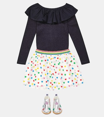 Gonna in tulle con stampa | Stella McCartney Kids