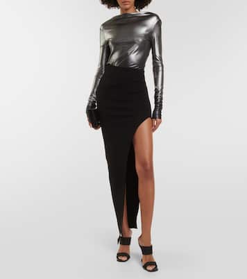 Asymmetric maxi skirt | Rick Owens