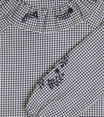 Embroidered checked blouse | Tartine et Chocolat