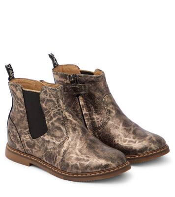 Sid Jodzip metallic leather boots | Pom d'Api