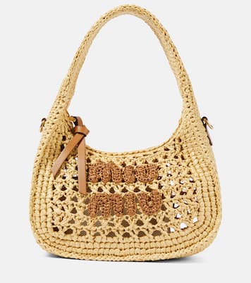 Wander Small logo shoulder bag | Miu Miu