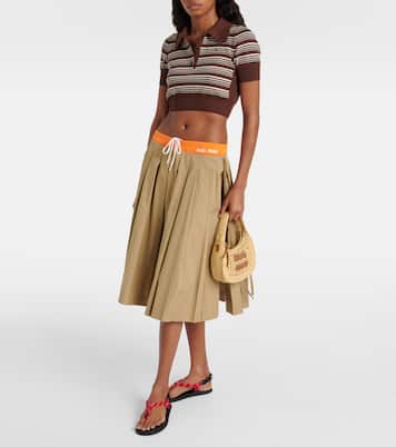 Wander Small logo shoulder bag | Miu Miu