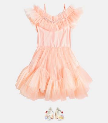 Mary-Jane-Ballerinas Melobib aus Lackleder | Christian Louboutin Kids