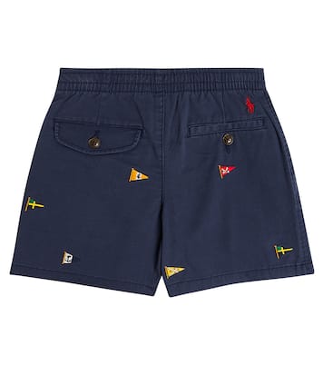 Polo Prepster embroidered cotton shorts | Polo Ralph Lauren Kids