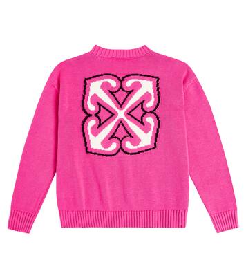 Logo wool sweater | Off-White Kids