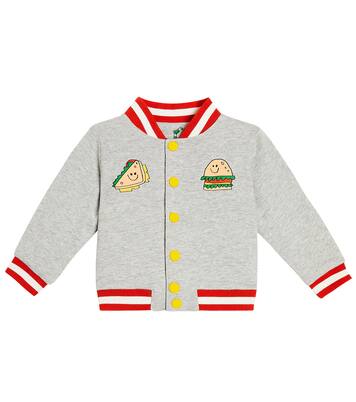 Printed cotton jersey cardigan | Stella McCartney Kids