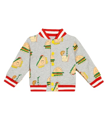 Printed cotton jersey cardigan | Stella McCartney Kids