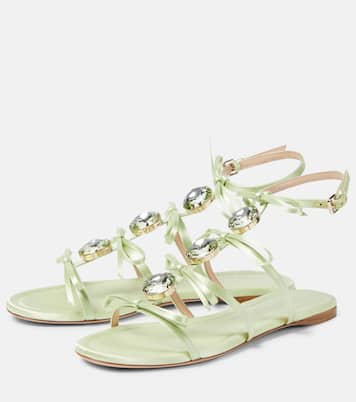 Verzierte Sandalen aus Satin | Giambattista Valli