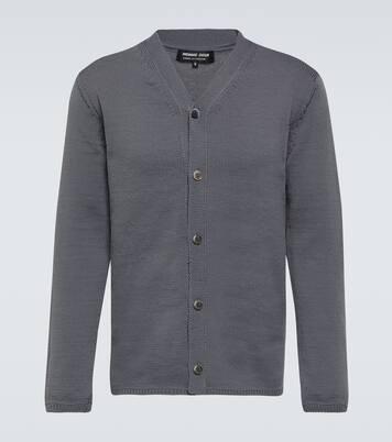 Cárdigan de jersey con cuello en V | Comme des Garçons Homme Deux