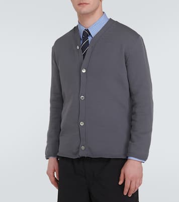 Cárdigan de jersey con cuello en V | Comme des Garçons Homme Deux
