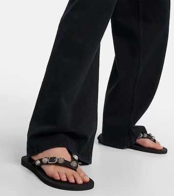 Cagole embellished thong sandals | Balenciaga