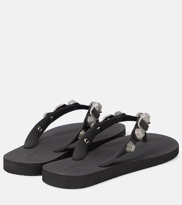 Cagole embellished thong sandals | Balenciaga