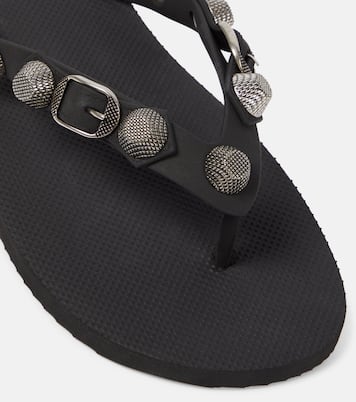 Cagole embellished thong sandals | Balenciaga