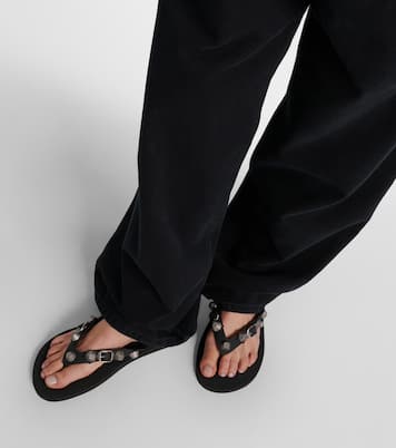 Cagole embellished thong sandals | Balenciaga