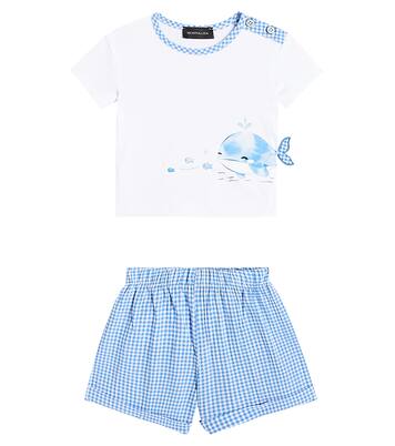 Baby Set aus T-Shirt und Shorts | Monnalisa