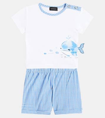 Baby Set aus T-Shirt und Shorts | Monnalisa