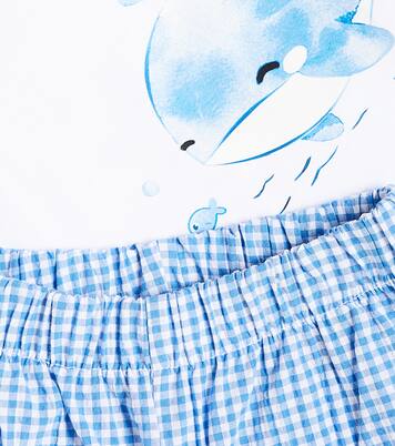 Baby Set aus T-Shirt und Shorts | Monnalisa