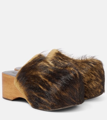 Calf hair clogs | Acne Studios